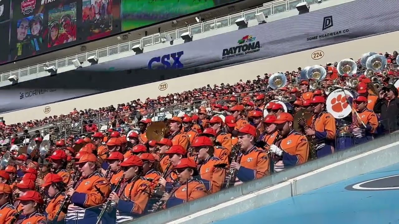 12 30 2023 Gator Bowl featuring the Clemson University Tiger Band