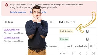 Cara Memperbaiki Masalah Ads.txt di Adsense, Peringatan Muncul Setelah Tambah Domain Baru