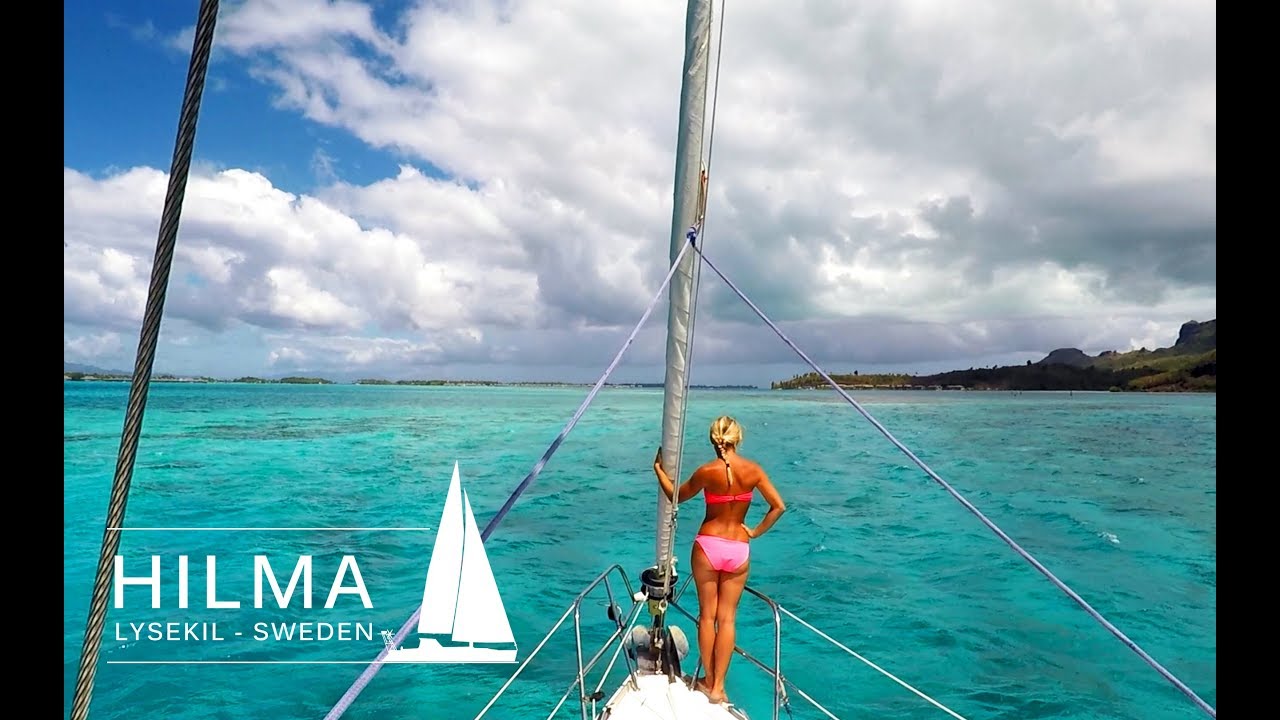 Tricky navigation and the most narrow pass ever, into Maupihaa atoll, Ep 34 Hilma Sailing