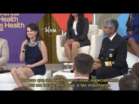 Selena Gomez palestrando sobre sua luta pela saúde mental na Casa Branca (LEGENDADO PT-BR)