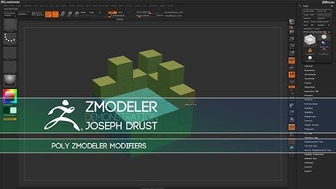 ZBrush ZModeler Polygon Actions - Poly ZModeler Modifiers