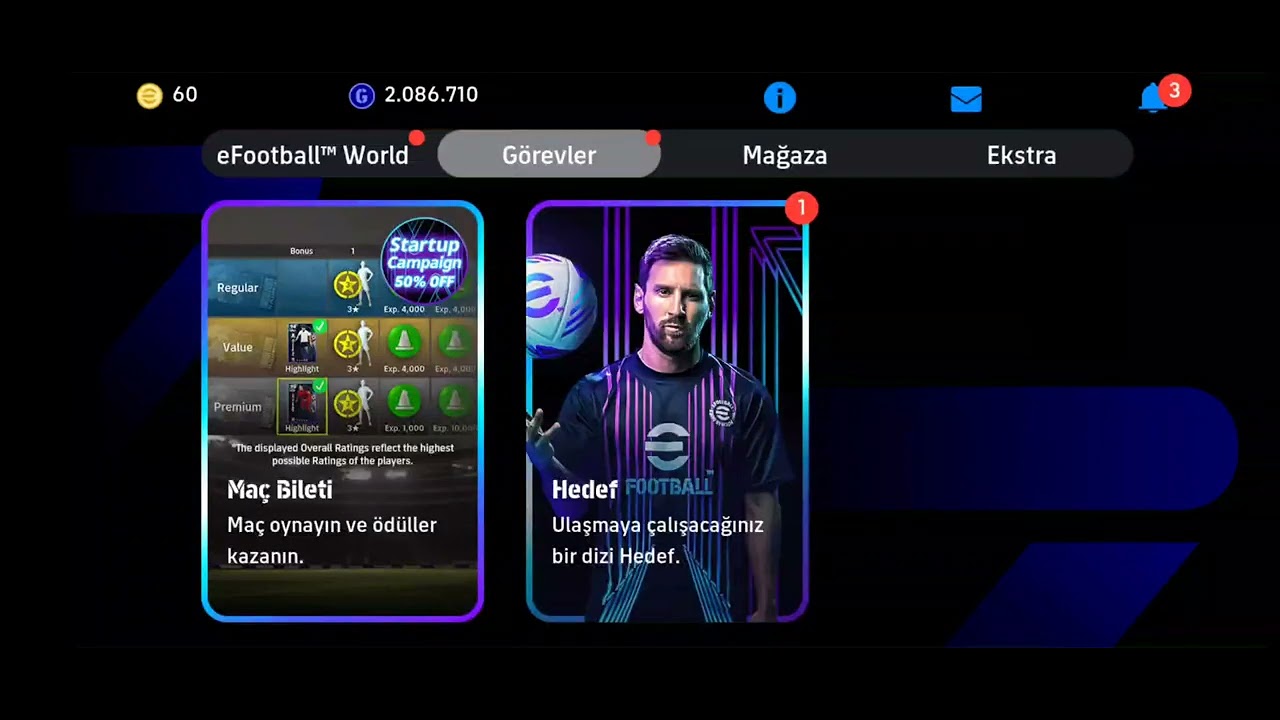 Pes E football Hesabı 1 yıllık Rummenigge Etoo videosu
