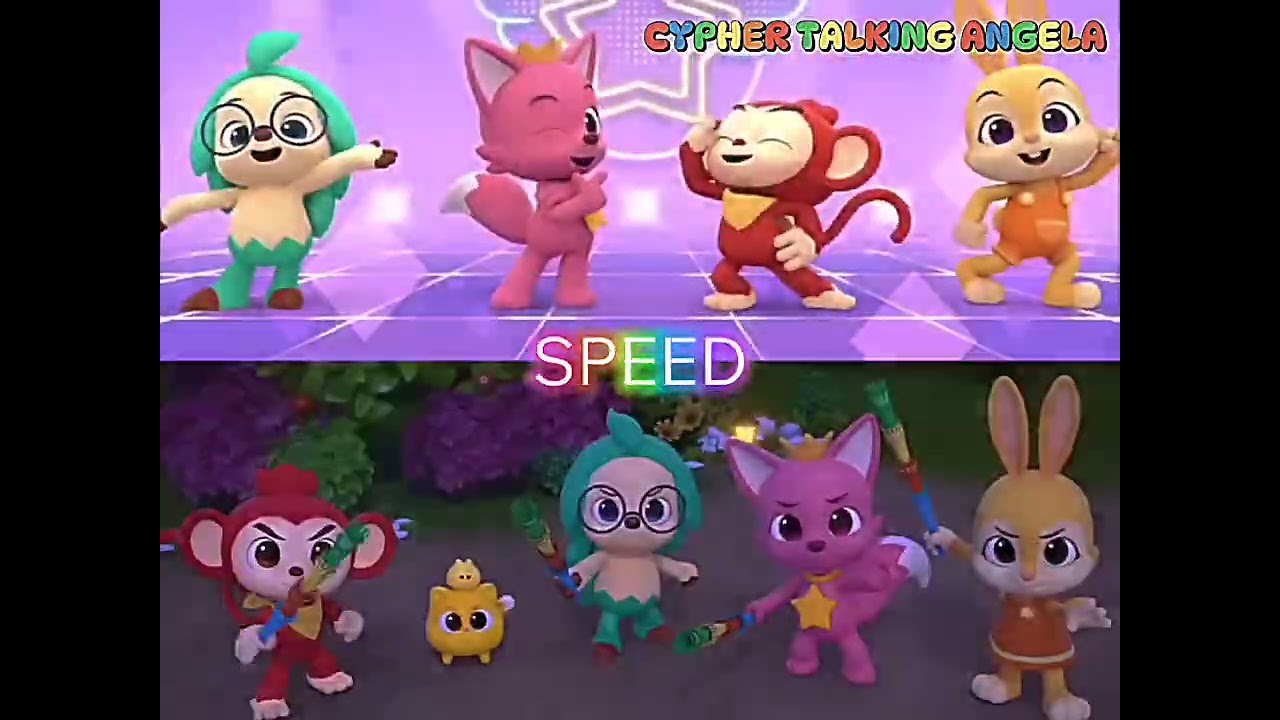 Making VS Edits in Old Style Wis Pt 3 | Team Pinkfong (New) VS Team Pinkfong V1.5 