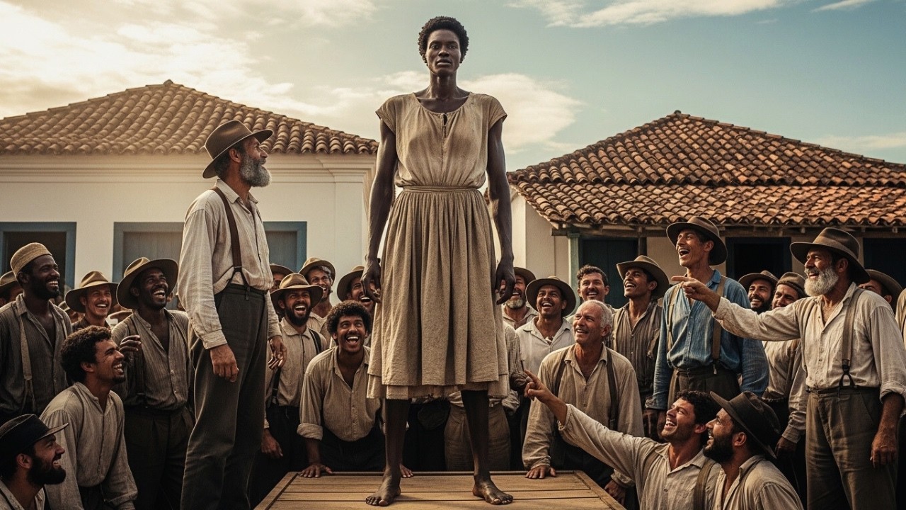 TODOS RIRAM DO FAZENDEIRO POR PAGAR SÓ 500 RÉIS PELA ESCRAVA… ATÉ DESCOBRIREM O QUE ELA FEZ.