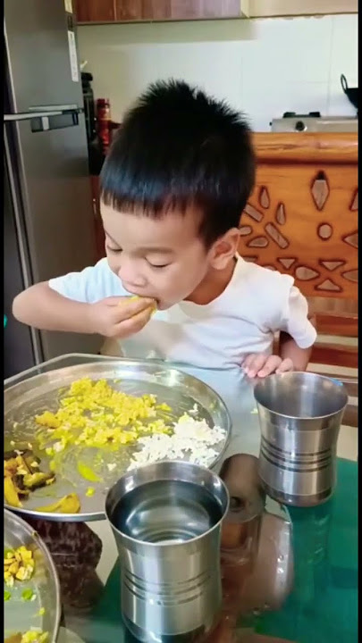 🫶🫶🫶baby eating rice👍🏻