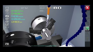 G90 in CNC | What is G90 in Fanuc | #simulator​​ #cnc​#boringOperations​