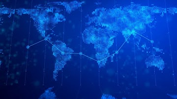 Digital World Map Background 02 Motion Graphics