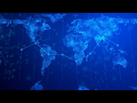 Digital World Map Background 02 Motion Graphics