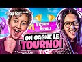 J'ai GAGNÉ un TOURNOI avec une FILLE en DUO sur FORTNITE BATTLE ROYALE ! (SierraYuki Tournament)