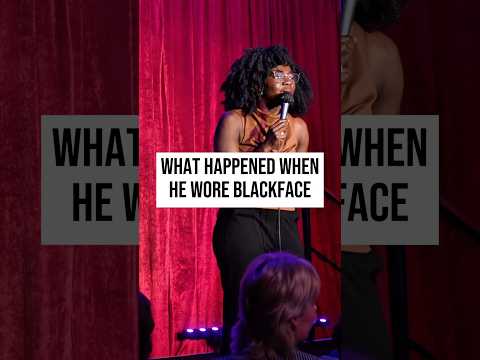 What happened when he wore blackface