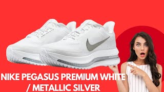 Nike Pegasus Premium White / Metallic Silver 2025