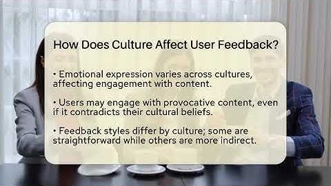 How Does Culture Affect User Feedback? - Everyday-Networking