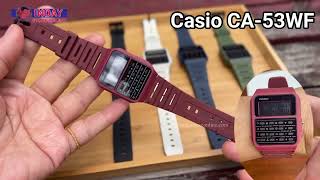 Casio CA-53WF Vintage mannish color calculator watch