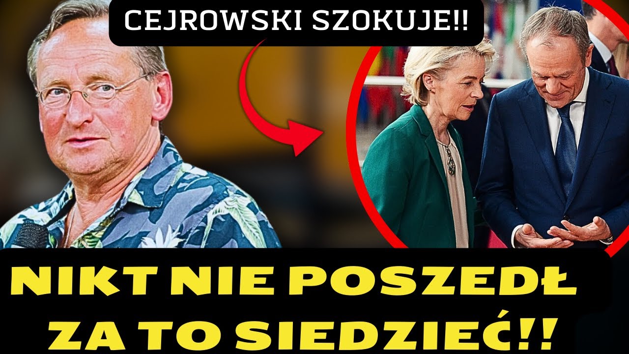 ONI ZMUSZALI NAS!! CEJROWSKI UJAWNIŁ TAKIE INFORMACJE ŻE WŁOSY SIĘ JEŻĄ!