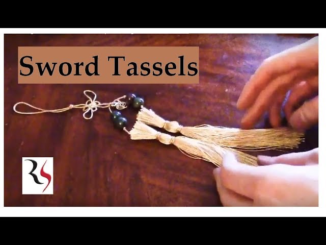 How To Tie Tassels with a Hidden Knot (rope whipping) DIY Tassel