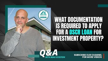 What documentation is required to apply for a DSCR loan for investment property?