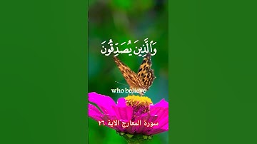 سورة المعارج الآية ٢٦ #سورة_المعارج #قرآن #اكسبلور #دويتو #آيات #ايات #تيك_توك #قران_كريم #duet