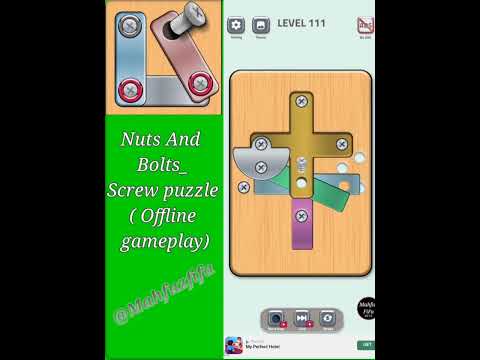Nuts and Bolts level 111 🎮🌀🎮 Screw puzzle | walkthrough, Android,Ios offline gameplay| @MahfuzFIFA