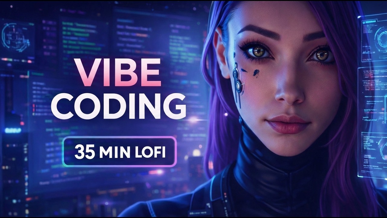 Vibe Coding LoFi #2 💻 | Night Coding, Debug Mode, Deep Focus