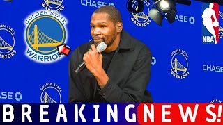 HELLO GOLDEN! I AM BACK! SEE WHAT KEVIN DURANT SAID ABOUT PLAYING FOR THE WARRIORS! WARRIORS NEWS!