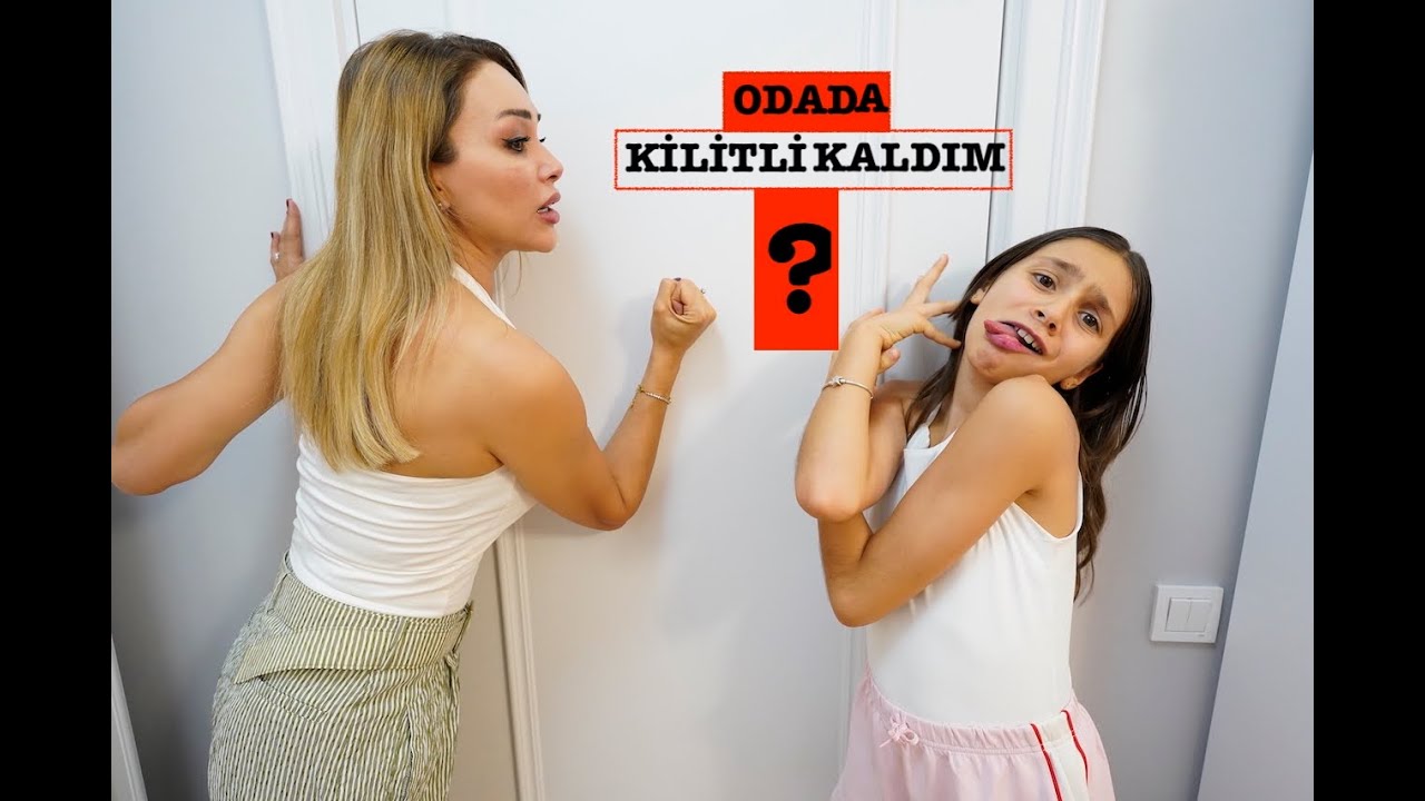 ODADA KİLİTLİ KALDIK CHALLENGE ! SENARYOLU OYUNUMUZ
