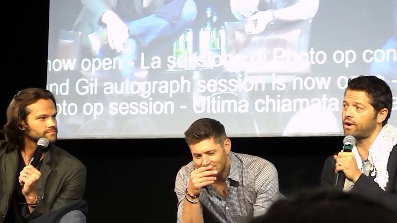 JIB 8 - Misha comes to J2 Panel, Story about Jared at Misha's house
