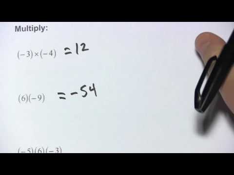 Multiplication of Signed Numbers