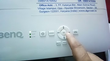 Unlocking The Projector How to Unlock Benq Projector ? part 2