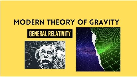 General relativity explained in one minute