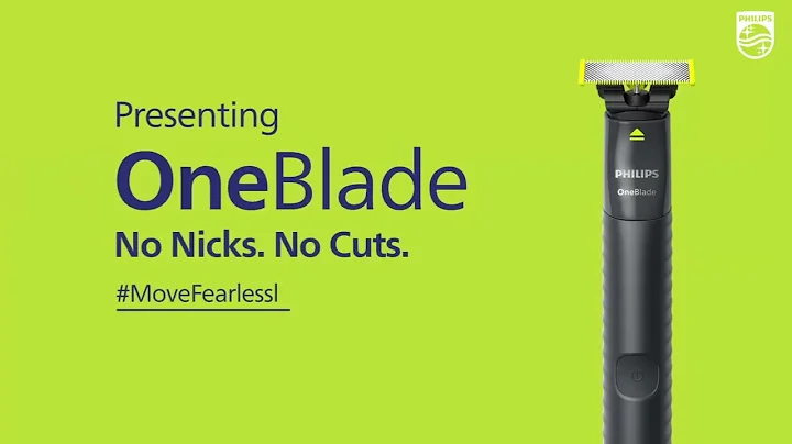 No more nicks or cuts with Philips OneBlade