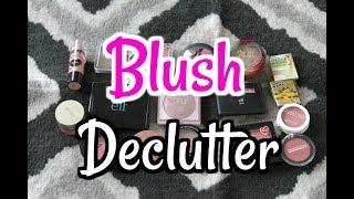 Makeup Declutter | BLUSH | Oct  2017