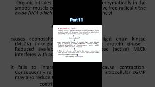 vasodilators part 11 #youtube #youtubeshorts