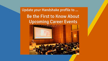 3 Reasons to Update Your Handshake Profile