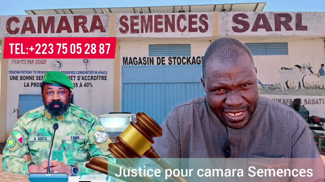 Camara Semances sort du silence,il interpelle le président Assimi, sa société est en faillite suivez
