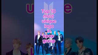 Top 10 most unique logo in kpop group. #shorts #kpop