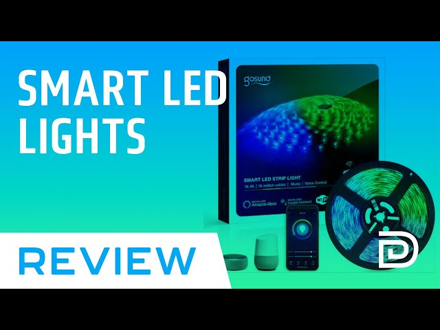 Joseph Banks Pudsigt bønner WiFi Smart LED Strip Lights Works With Alexa & Google Assistant Review -  YouTube