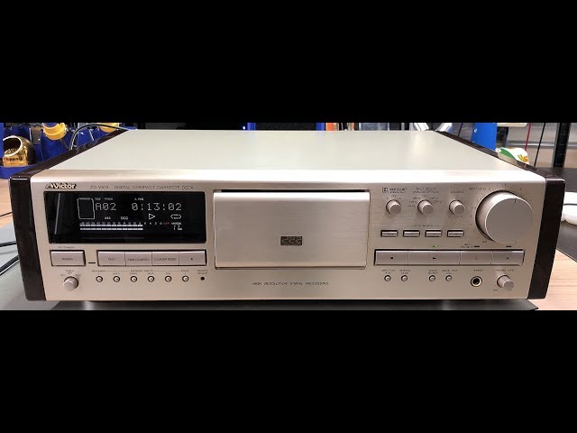 The very rare Victor ZD V919 Digital Compact Cassette - YouTube