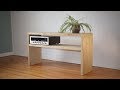 TV stand from ONE sheet of plywood!