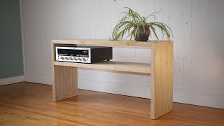 TV stand from ONE sheet of plywood!