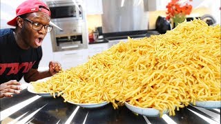 10,000 McDonald's French Fry Challenge (102,000 Calories)