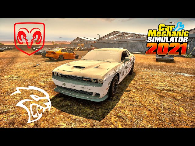 Dodge Challenger SRT Hellcat restoration - Car Mechanic Simulator 2021 class=