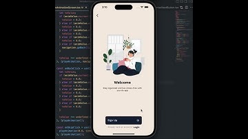 Free Animated onboarding UI template in react native (source in description) | #shorts #opensource