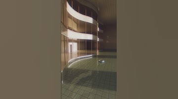 I Made Another Poolroom In Blender #backrooms #liminalspace #dreamcore