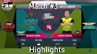 Brisbane Hawks Vs Sydney Fighters | BBL 2022 | Aussie 20 -20 | Real Cricket | screenshot 3