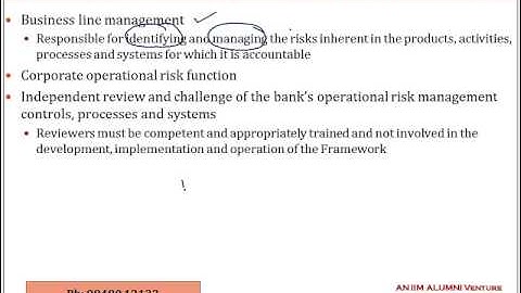 FRM Part2 Principles for the Sound Management of Operational Risk in Operations Risk