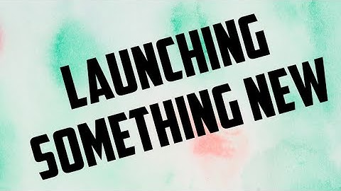 Launching Something New !!