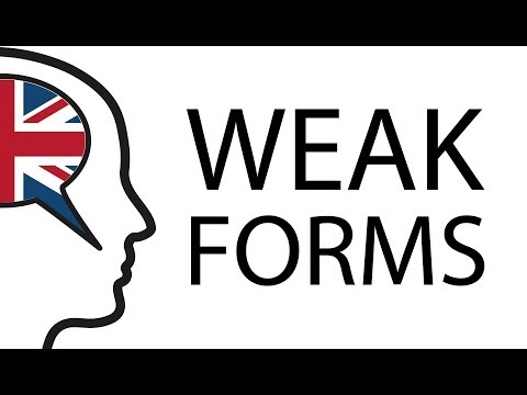 Weak Forms in English
