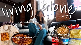 Living Alone In College Vlog Grocery Haul, Homecooking, Productive Days, Taking Care Of Myself