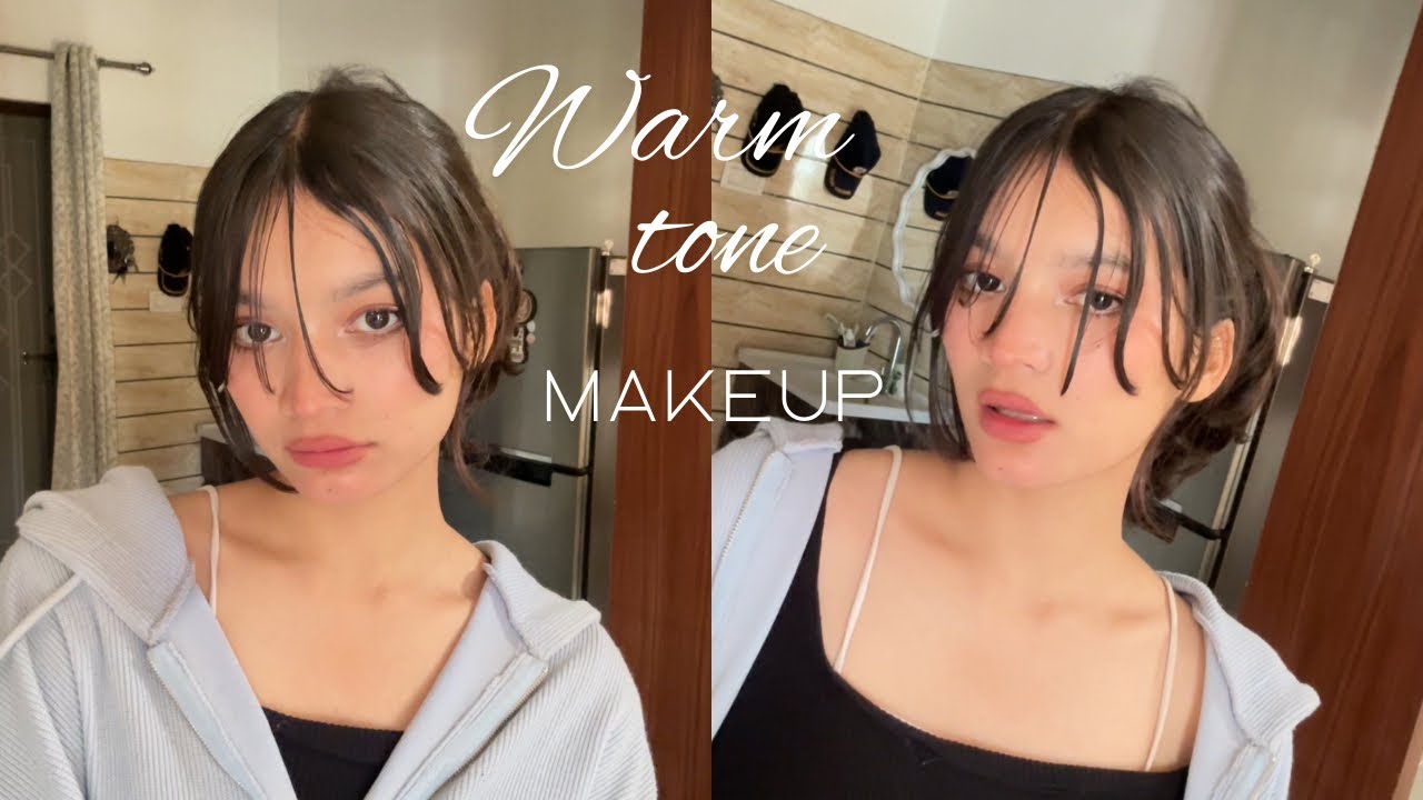 Warm tone makeup look || full transformation 🌸