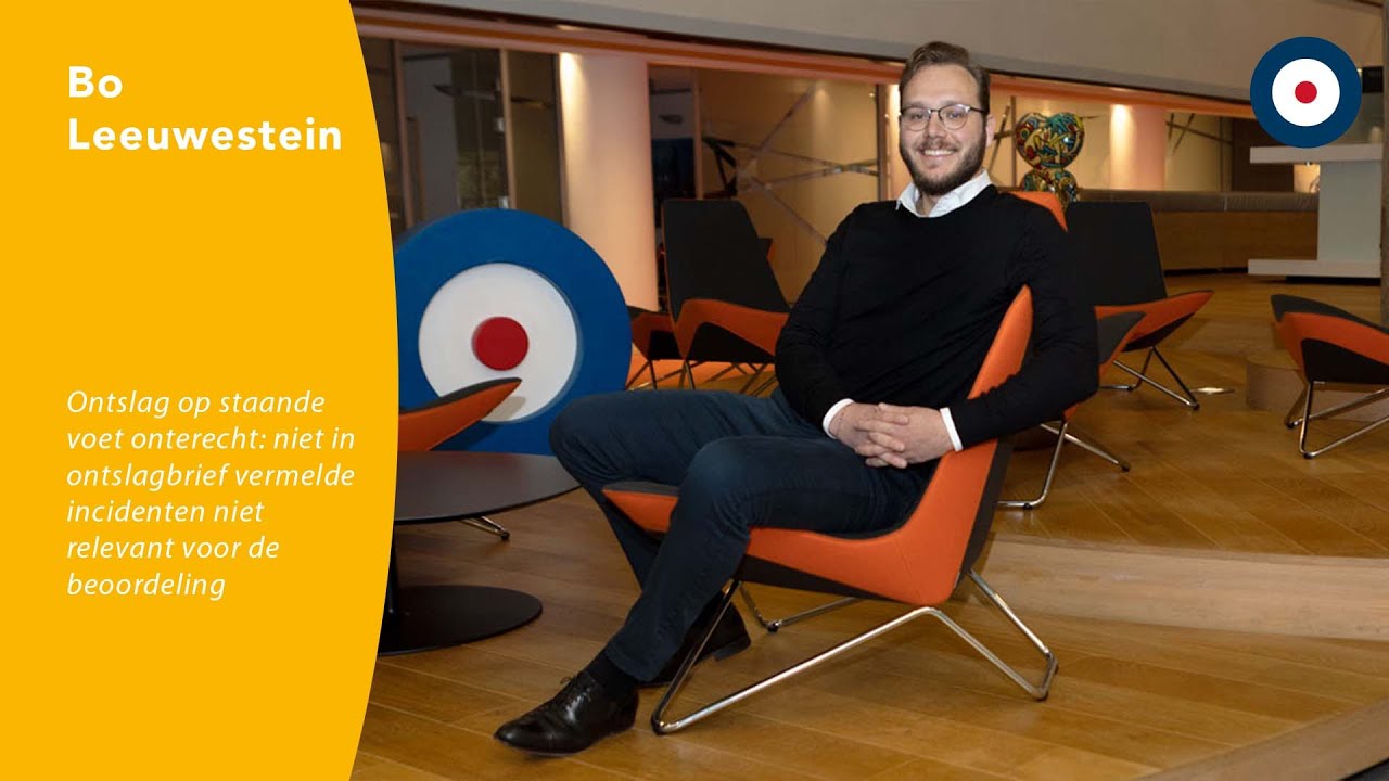 Bo Leeuwestein | Ontslag op staande voet onterecht